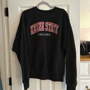 Keene state pro weave black sweatshirt